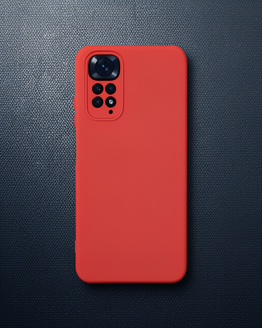 Xiaomi Redmi Note 11 Kılıf Nano İçi Kadife Silikon - Pudra