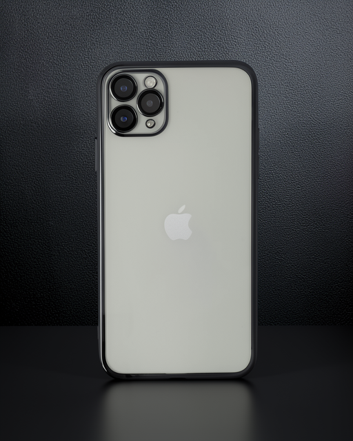 Apple İphone 11 Pro Max Kılıf Razer Lensli Silikon - Siyah