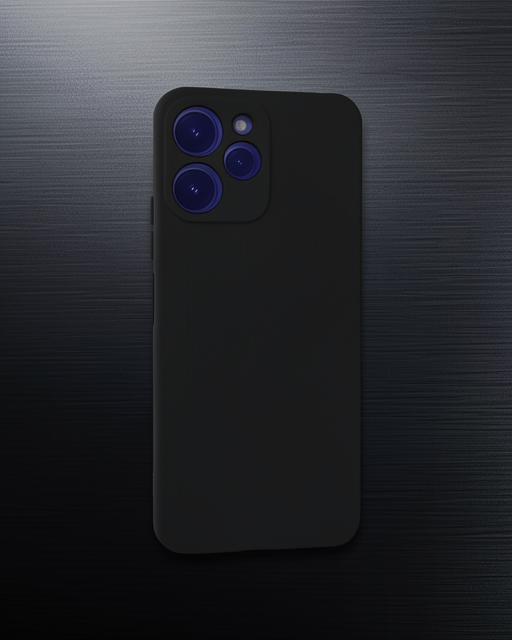 Xiaomi Redmi 12 Kılıf Nano İçi Kadife Silikon - Siyah