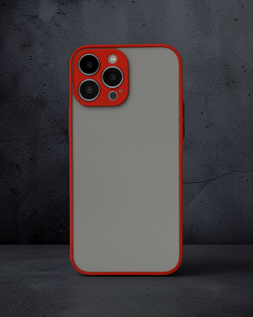 Apple İphone 13 Pro Max Kılıf Montreal Silikon Kapak - Kırmızı