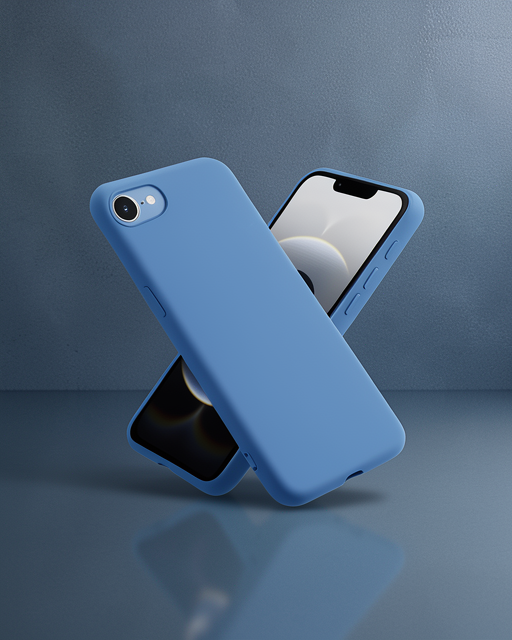 Apple İphone 16e Kılıf First Silikon - Mavi