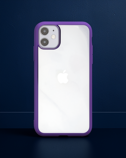 Apple İphone 12 Kılıf Element Silikon - Mor