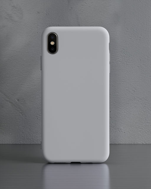 Apple İphone Xs Max Kılıf Nano İçi Kadife Silikon - Gri