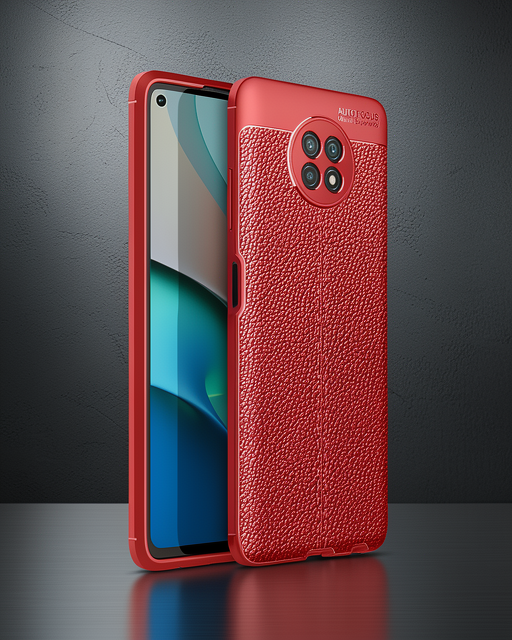 Xiaomi Redmi Note 9 5g Kılıf Auto Focus Kapak - Kırmızı