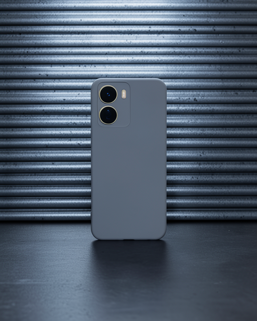 Vivo Y16 Kılıf Nano İçi Kadife Silikon - Gri