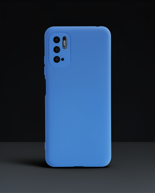 Xiaomi Redmi Note 10 5g Kılıf Nano İçi Kadife Silikon - Mavi