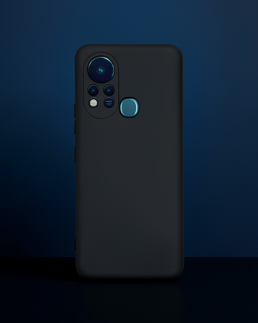 İnfinix Hot 11s Kılıf Nano İçi Kadife Silikon - Siyah