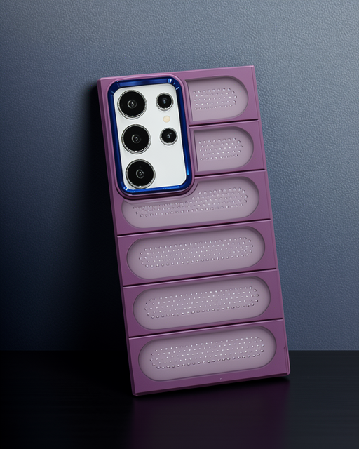 Samsung Galaxy S24 Ultra Kılıf Airmax Silikon Kapak - Derin Mor
