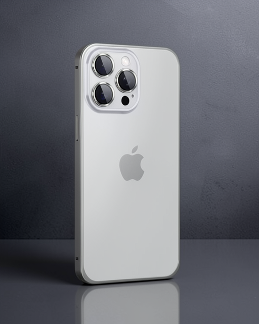 Joko Apple İphone 15 Pro Max Metal Bumper Mat Kapak - Gri