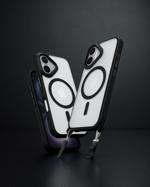 Apple İphone 16 Kılıf Enka Magsafe Silikon Kılıf - Siyah