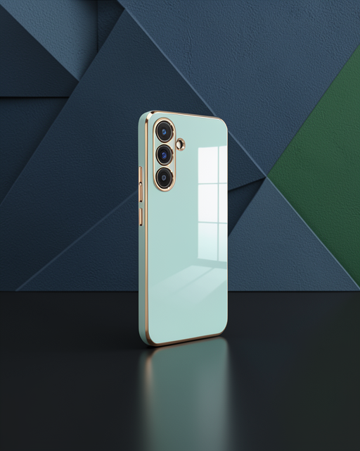 Samsung Galaxy S24 Fe Kılıf Volet Silikon - Açık Yeşil
