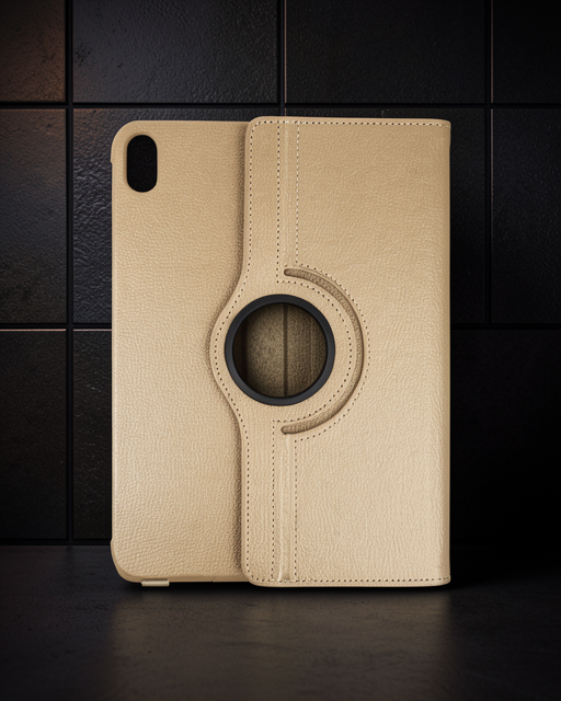 Apple İpad 2022 10.9 (10.nesil) Kılıf 360 Tablet Deri Kılıf - Gold