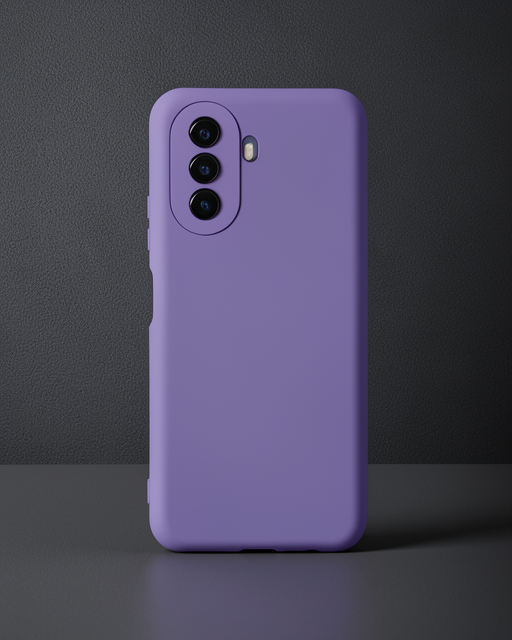 Huawei Nova Y70 Kılıf Nano İçi Kadife Silikon - Mor