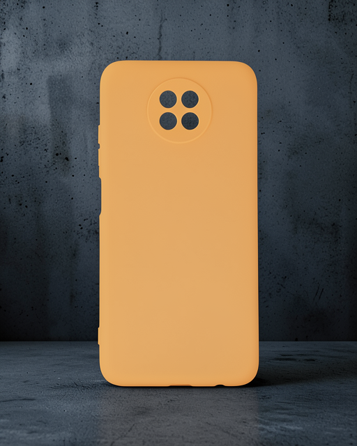Xiaomi Redmi Note 9 5g Kılıf Nano İçi Kadife Silikon - Sarı