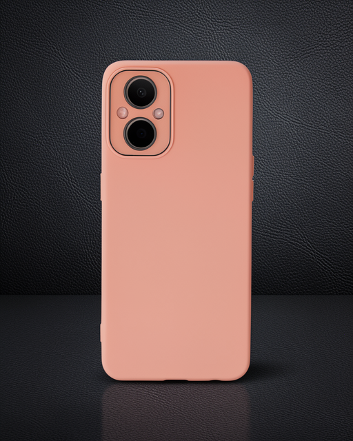Oppo Reno 7 Lite Kılıf Lansman Glass Kapak - Pembe