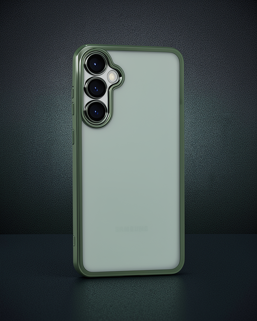 Samsung Galaxy S23 Fe Kılıf Razer Lensli Silikon - Yeşil