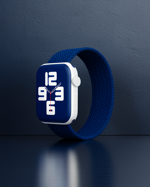 Apple Watch 38mm Ayarlı Solo Silikon Kordon - Lacivert