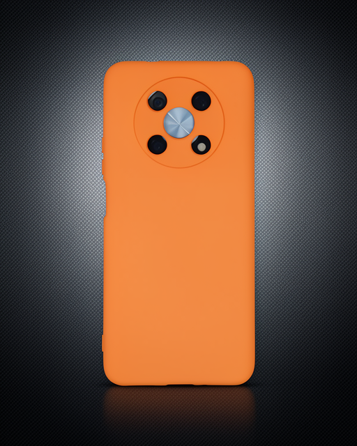 Huawei Nova Y90 Kılıf Nano İçi Kadife Silikon - Turuncu