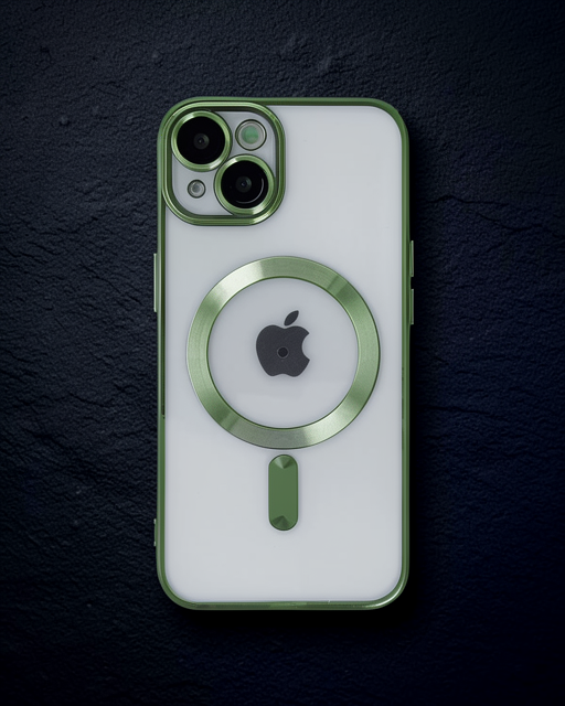 Apple İphone 14 Kılıf Kross Magneticsafe Kapak - Koyu Yeşil