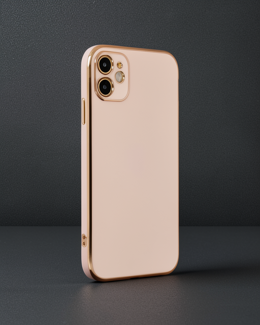 Apple İphone 12 Kılıf Volet Silikon - Pembe