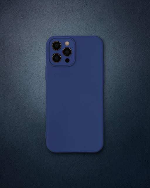 Apple İphone 12 Pro Max Kılıf Lansman Glass Kapak - Sky Blue