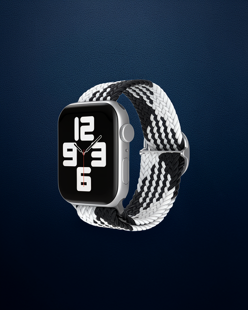Apple Watch 42mm Kordon - Siyah-beyaz