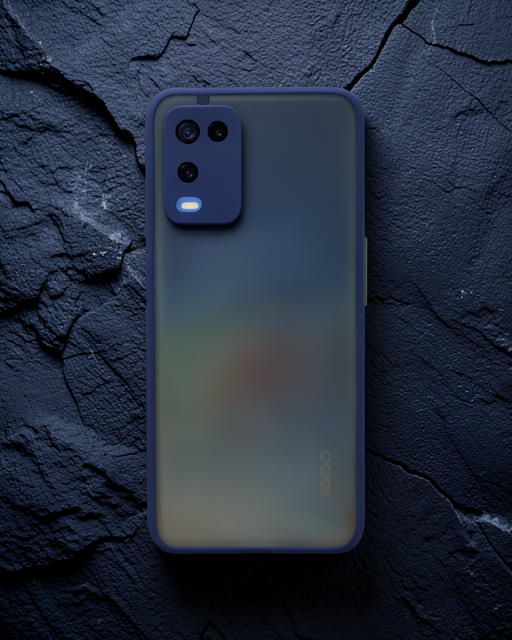 Oppo A54 4g Kılıf Montreal Silikon Kapak - Lacivert