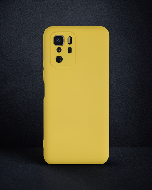 Xiaomi Poco X3 Gt Kılıf Nano İçi Kadife Silikon - Sarı
