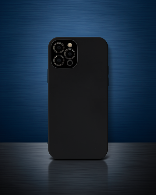 Apple İphone 12 Pro Kılıf Lansman Glass Kapak - Siyah
