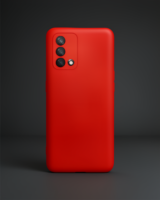 Oppo A74 4g Kılıf Nano İçi Kadife Silikon - Kırmızı