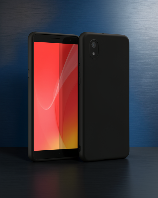 Tcl L7 Kılıf First Silikon - Siyah