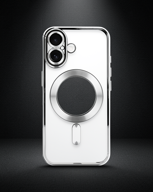 Apple İphone 16 Plus Kılıf Kross Magneticsafe Kapak - Gümüş