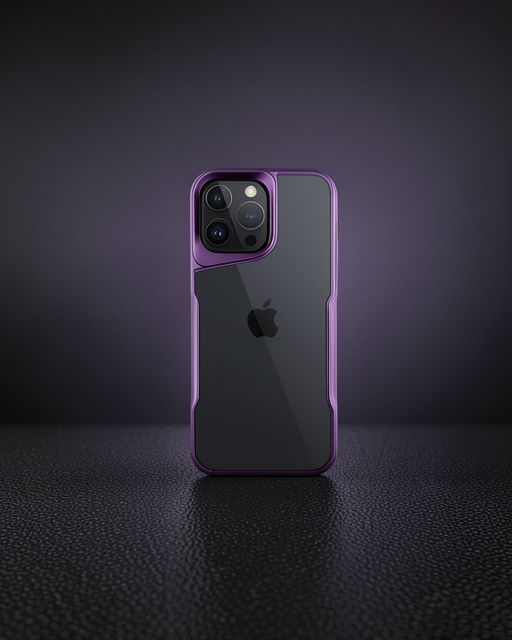 Apple İphone 16 Pro Kılıf Boyi Silikon Kapak - Derin Mor