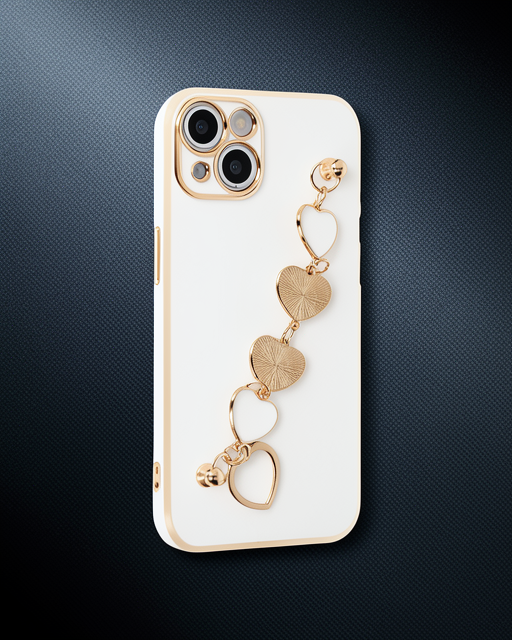 Apple İphone 14 Kılıf Esila Silikon - Beyaz
