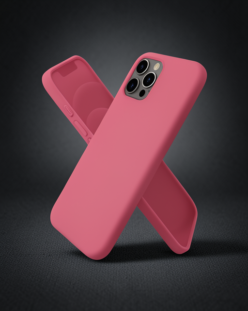 Apple İphone 12 Pro Kılıf First Silikon - Pembe