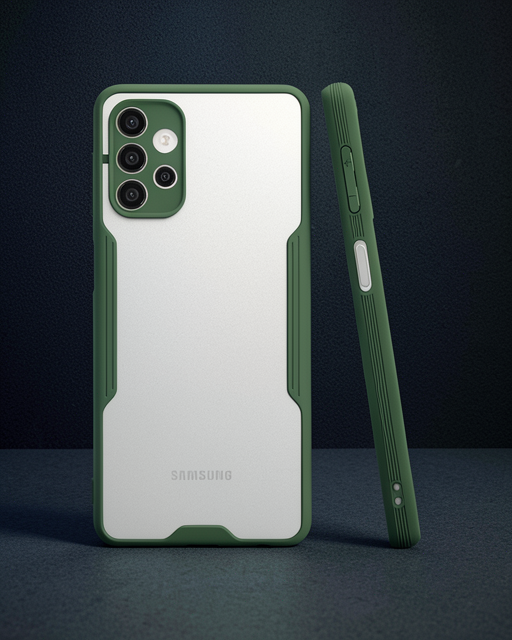 Samsung Galaxy A52 Kılıf Platin Silikon - Yeşil