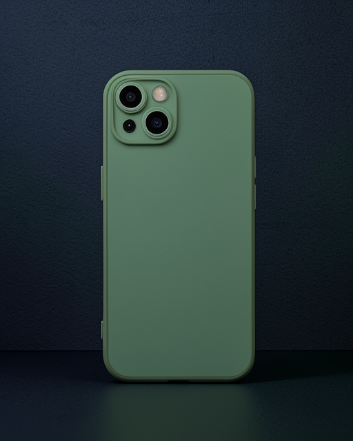 Apple İphone 15 Kılıf Volet Silikon - Açık Yeşil