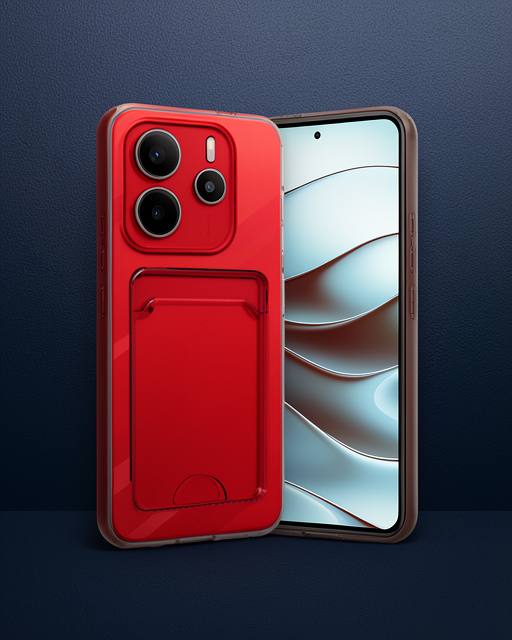 Xiaomi Redmi Note 14 4g Kılıf Kart Şeffaf Silikon - Şeffaf