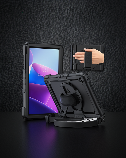 Samsung Galaxy Tab S10 Fe Plus 13.1 Kılıf Amazing Tablet Kapak - Siyah