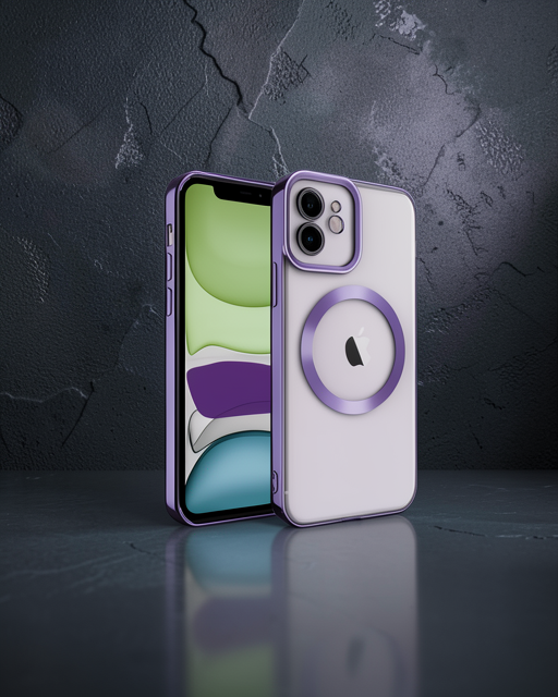 Apple İphone 11 Kılıf Kross Magneticsafe Kapak - Mor