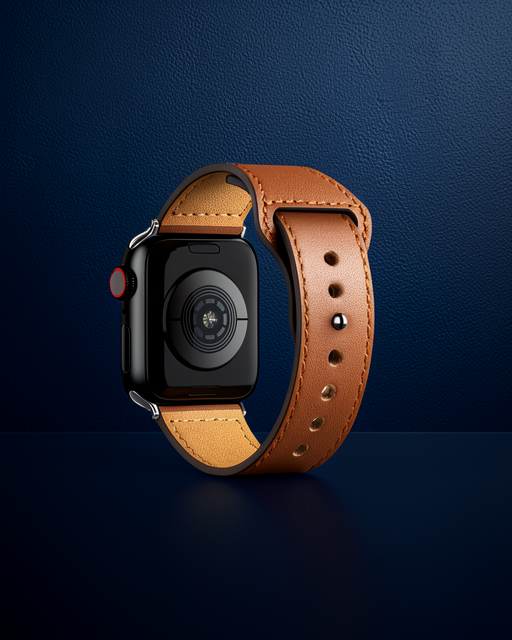 Apple Watch 42mm Kr415 Luaz Deri Kordon (saat Değildir) - Kahverengi