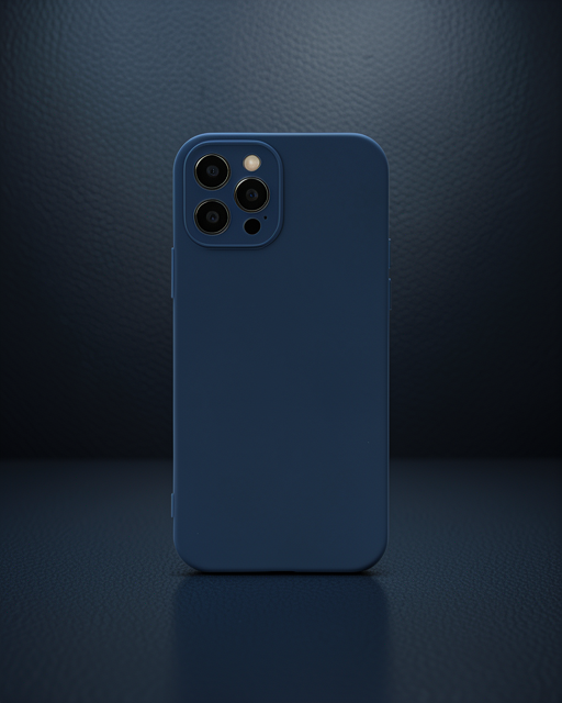 Apple İphone 12 Pro Max Kılıf Lansman Glass Kapak - Lacivert
