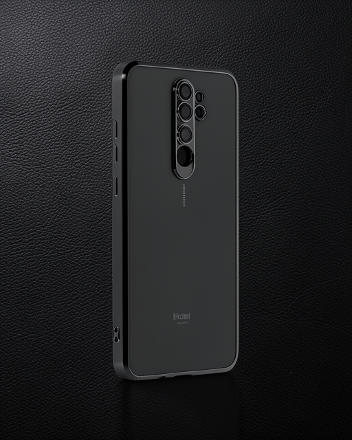 Xiaomi Redmi Note 8 Pro Kılıf Razer Lensli Silikon - Siyah
