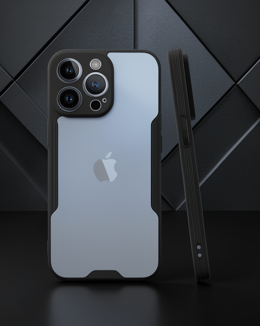 Apple İphone 14 Pro Kılıf Platin Silikon - Siyah