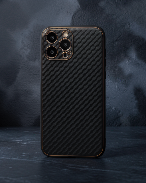 Apple İphone 13 Pro Kılıf Coco Karbon Silikon - Siyah