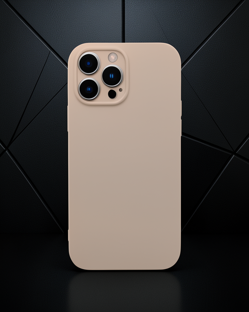 Apple İphone 13 Pro Max Kılıf Nano İçi Kadife Silikon - Pudra