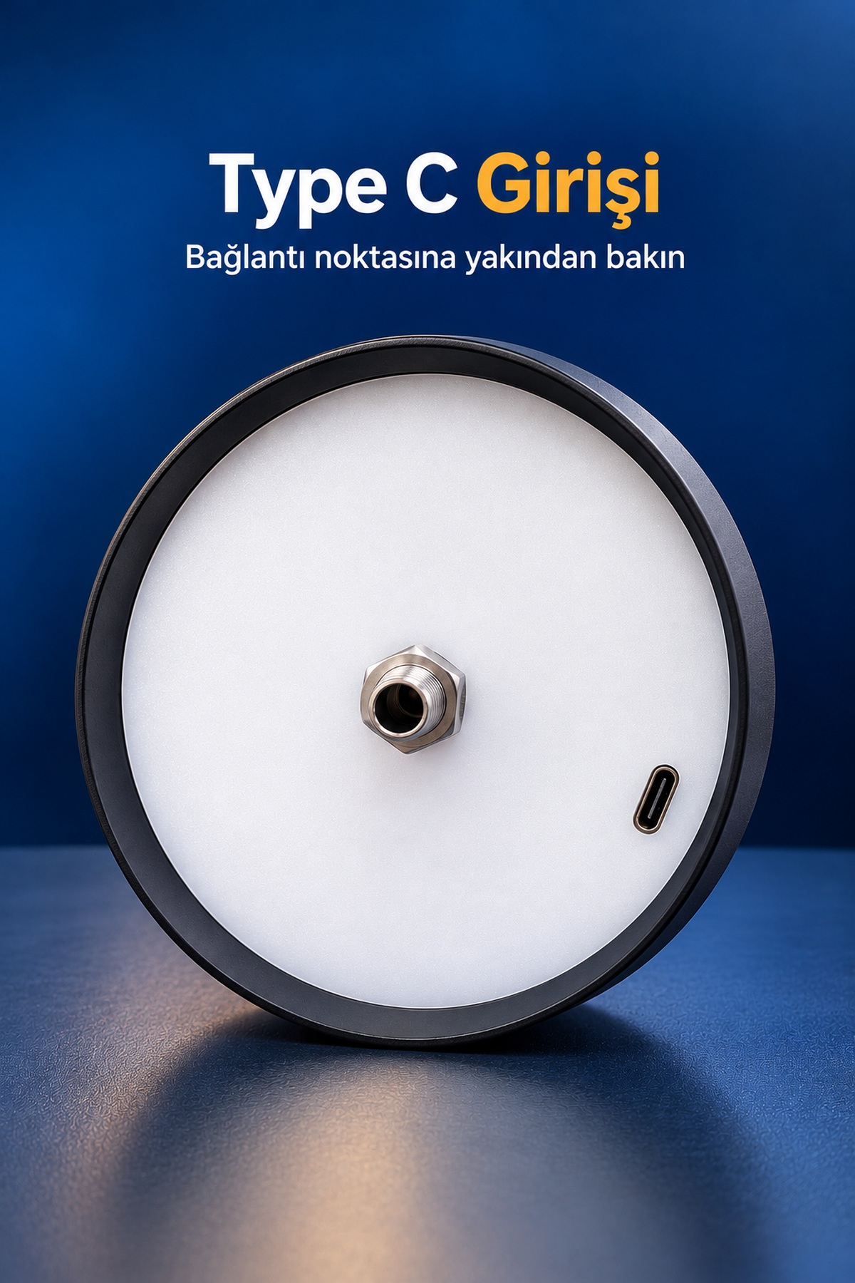 Dekoratif Masa Aydınlatması Şişeye Takılan Siyah Abajur