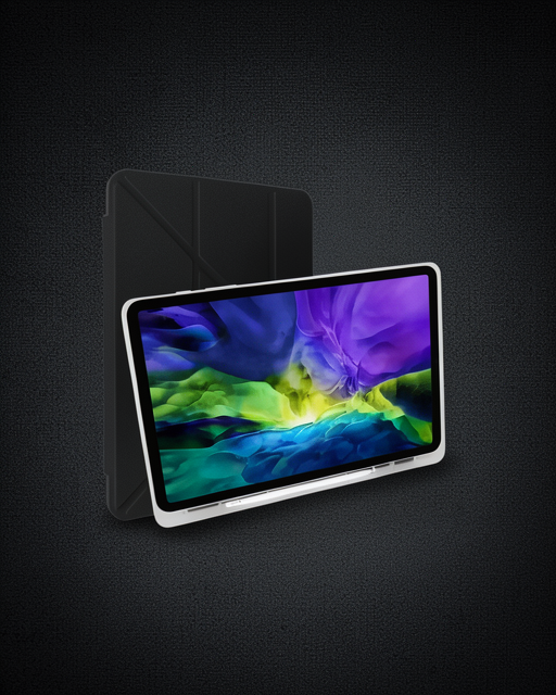 Huawei Matepad Se Kılıf Kalemlikli Mars Tablet Kılıfı - Siyah