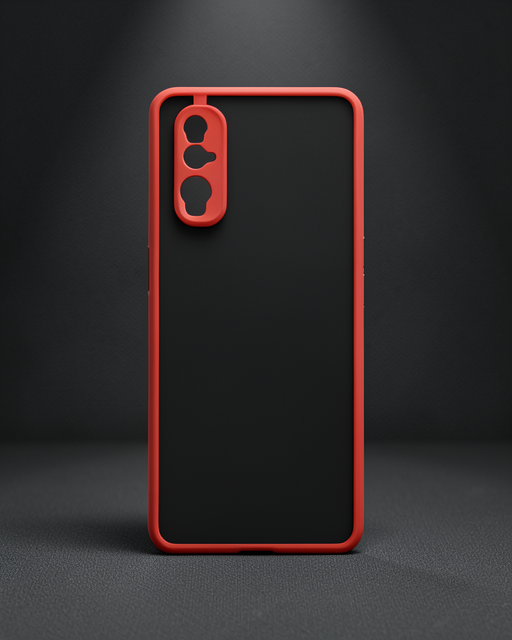 Oppo Find X2 Kılıf Montreal Silikon Kapak - Kırmızı