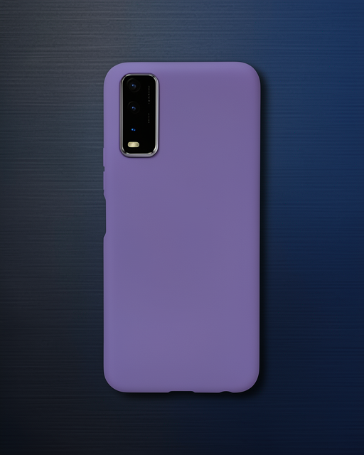 Vivo Y11s Kılıf Nano İçi Kadife Silikon - Mor